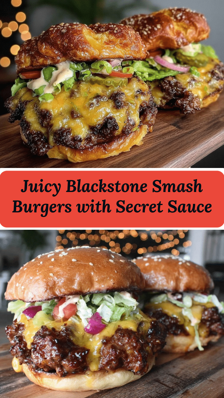 Blackstone Smash Burgers recipe