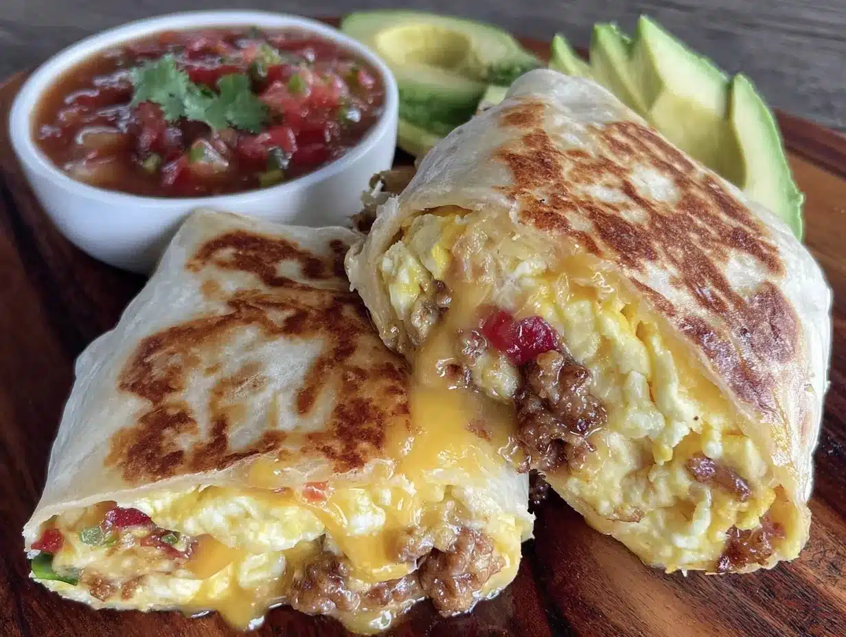 breakfast burrito meal prep preparation steps