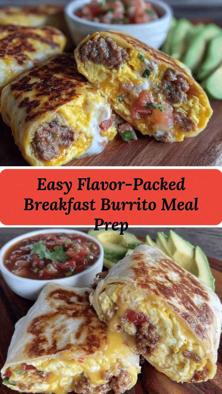 breakfast burrito meal prep recipe