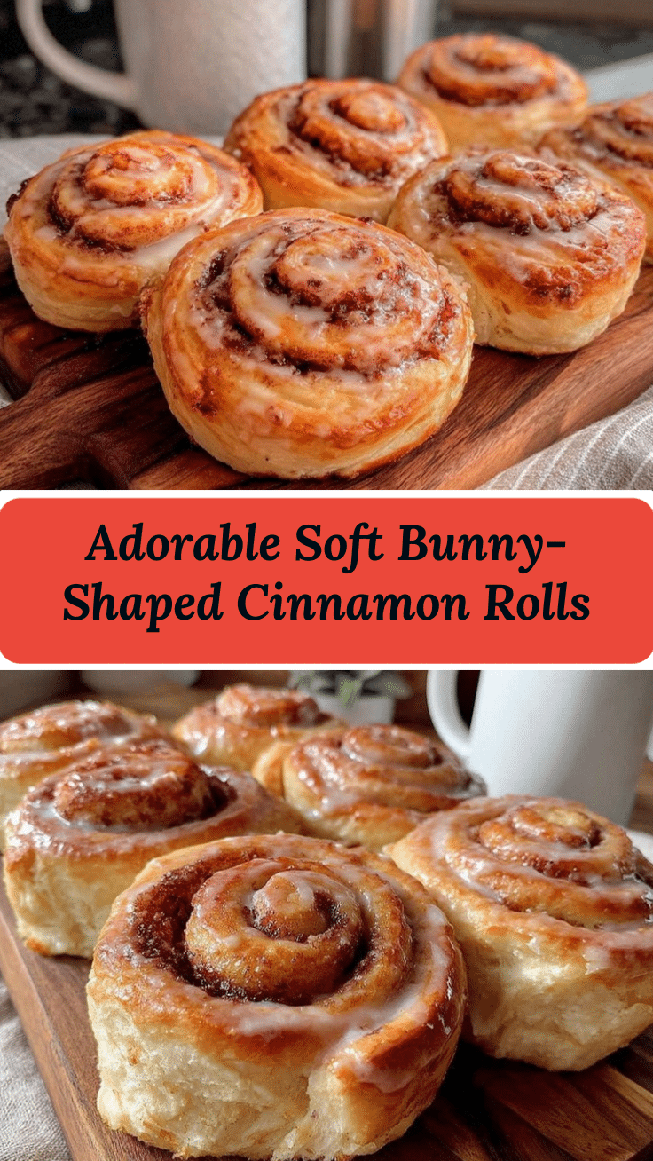 bunny-shaped cinnamon rolls recipe
