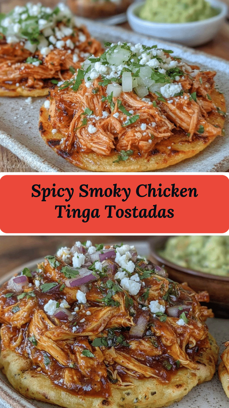 chicken tinga tostadas recipe