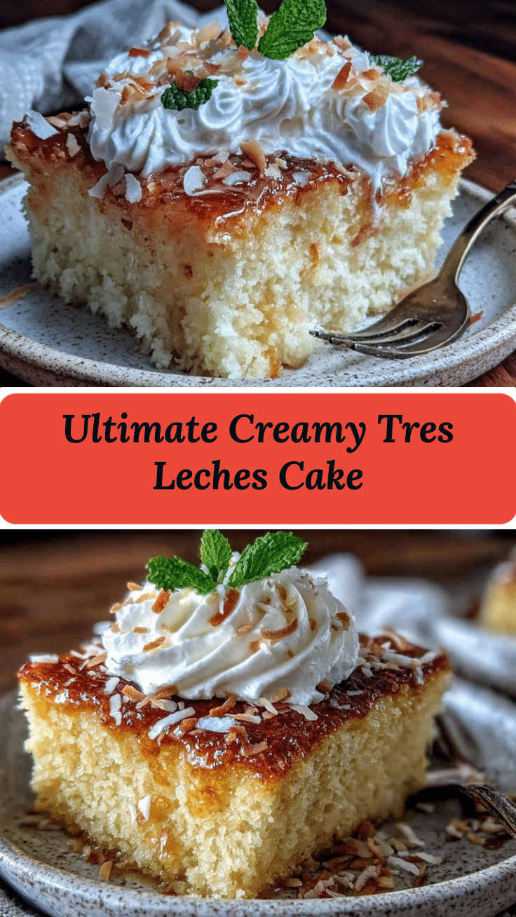creamy tres leches cake recipe