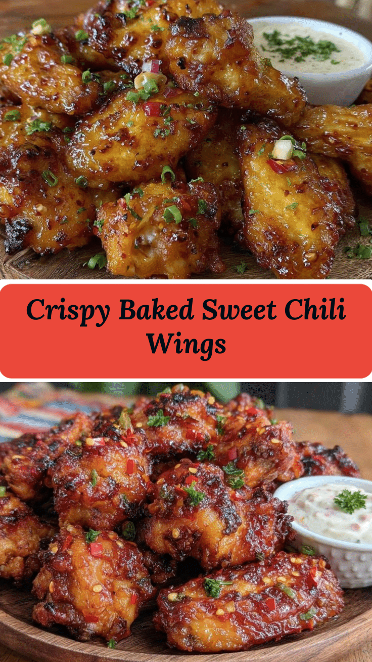crispy baked sweet chili chicken wings recipe