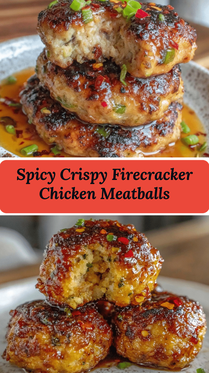 crispy firecracker chicken meatballs recipe