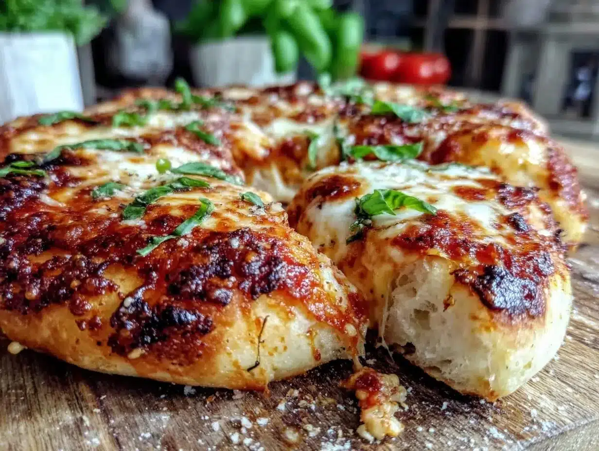 crispy grilled pizza recipe preparation steps