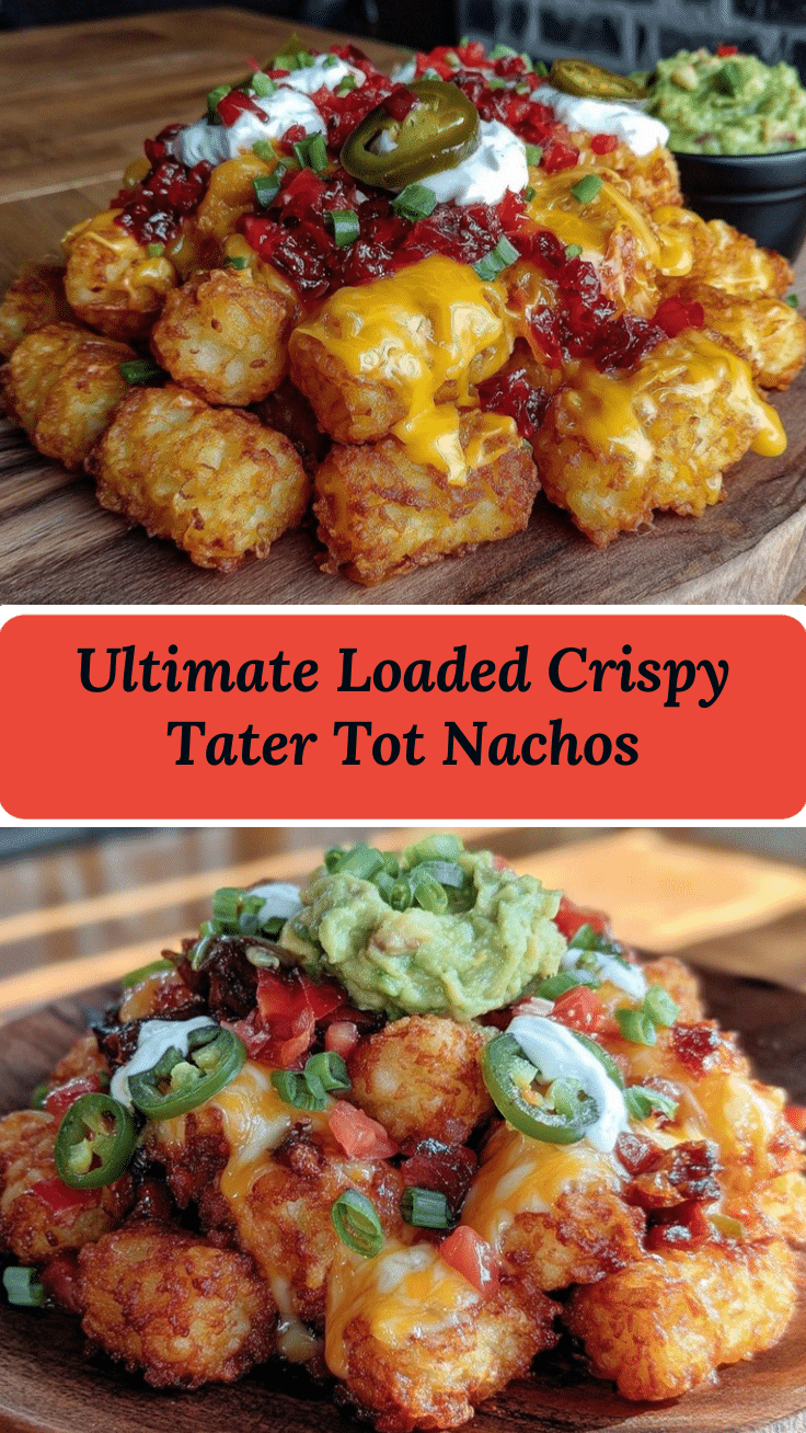 crispy loaded tater tot nachos recipe