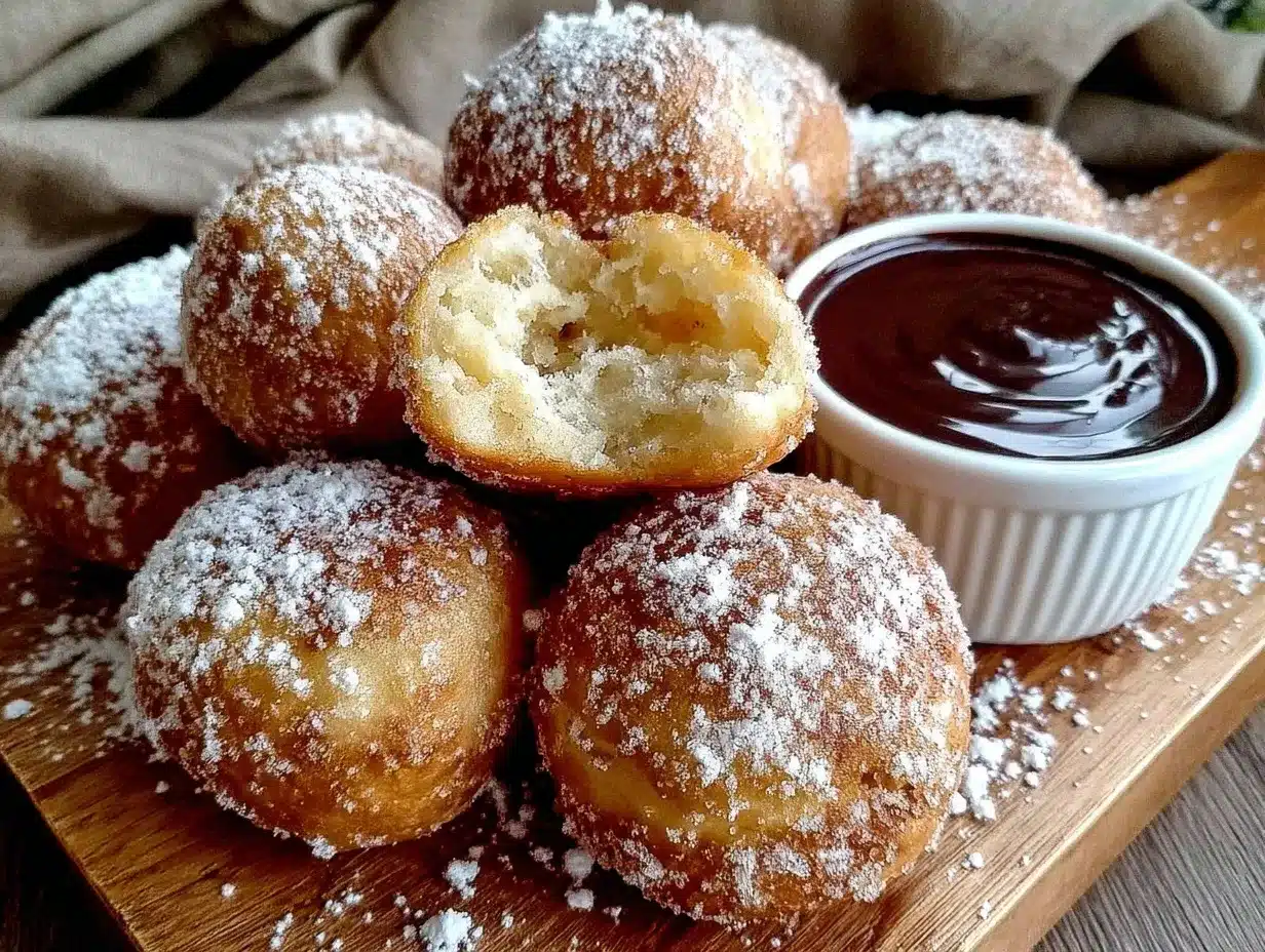 crispy mini beignet bites preparation steps