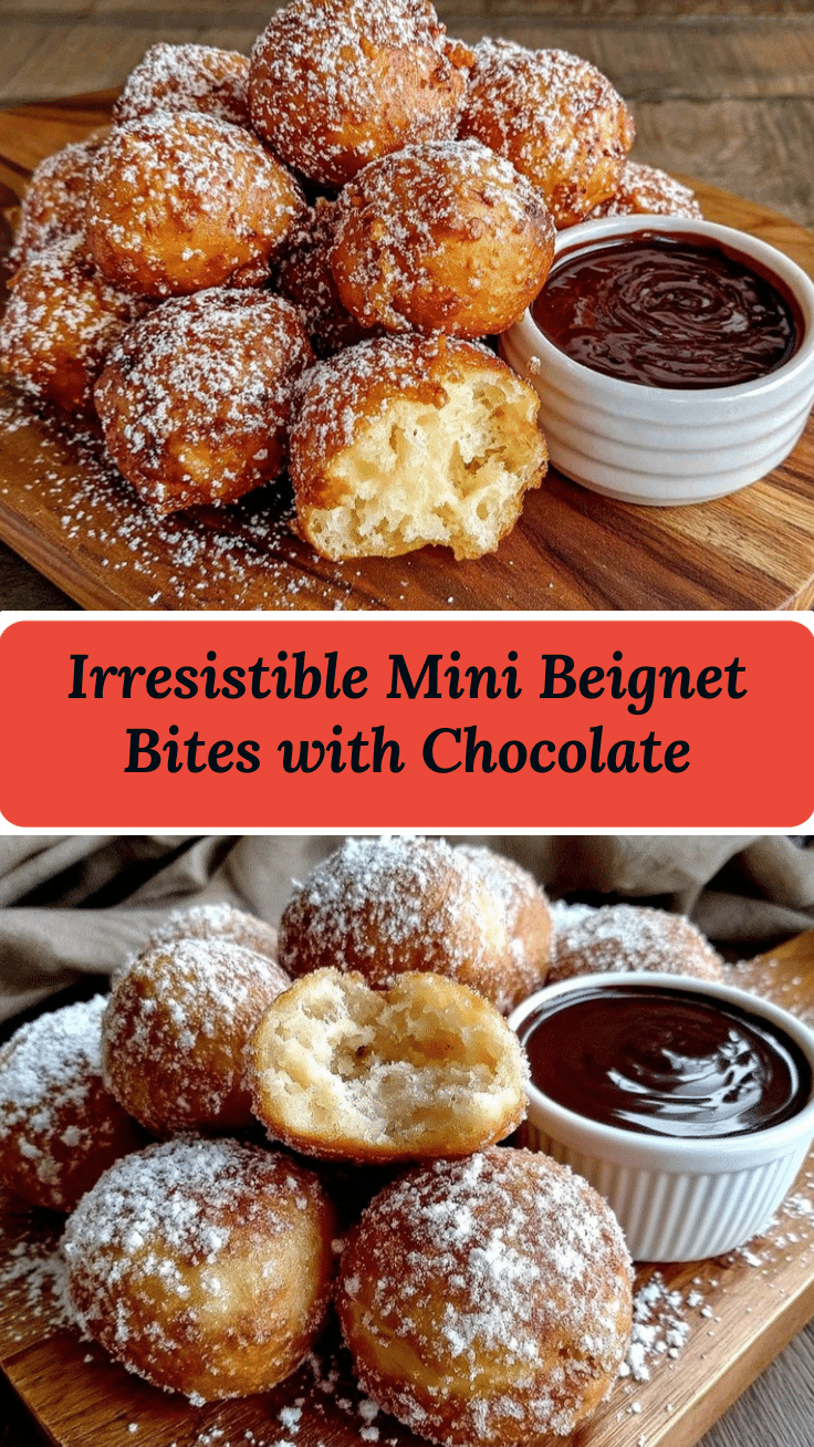crispy mini beignet bites recipe