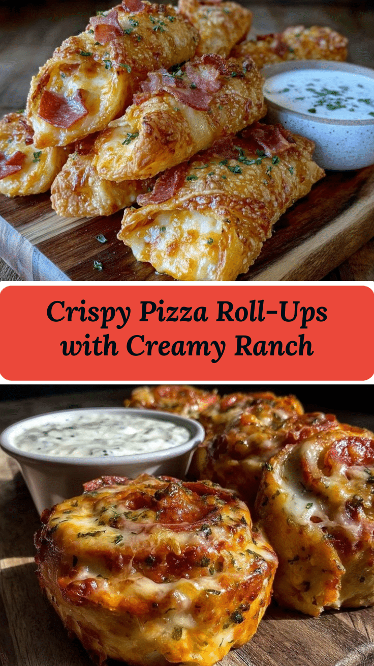 crispy pizza roll-ups recipe