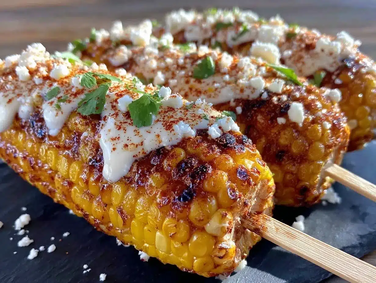 crispy street-style elote corn recipe preparation steps
