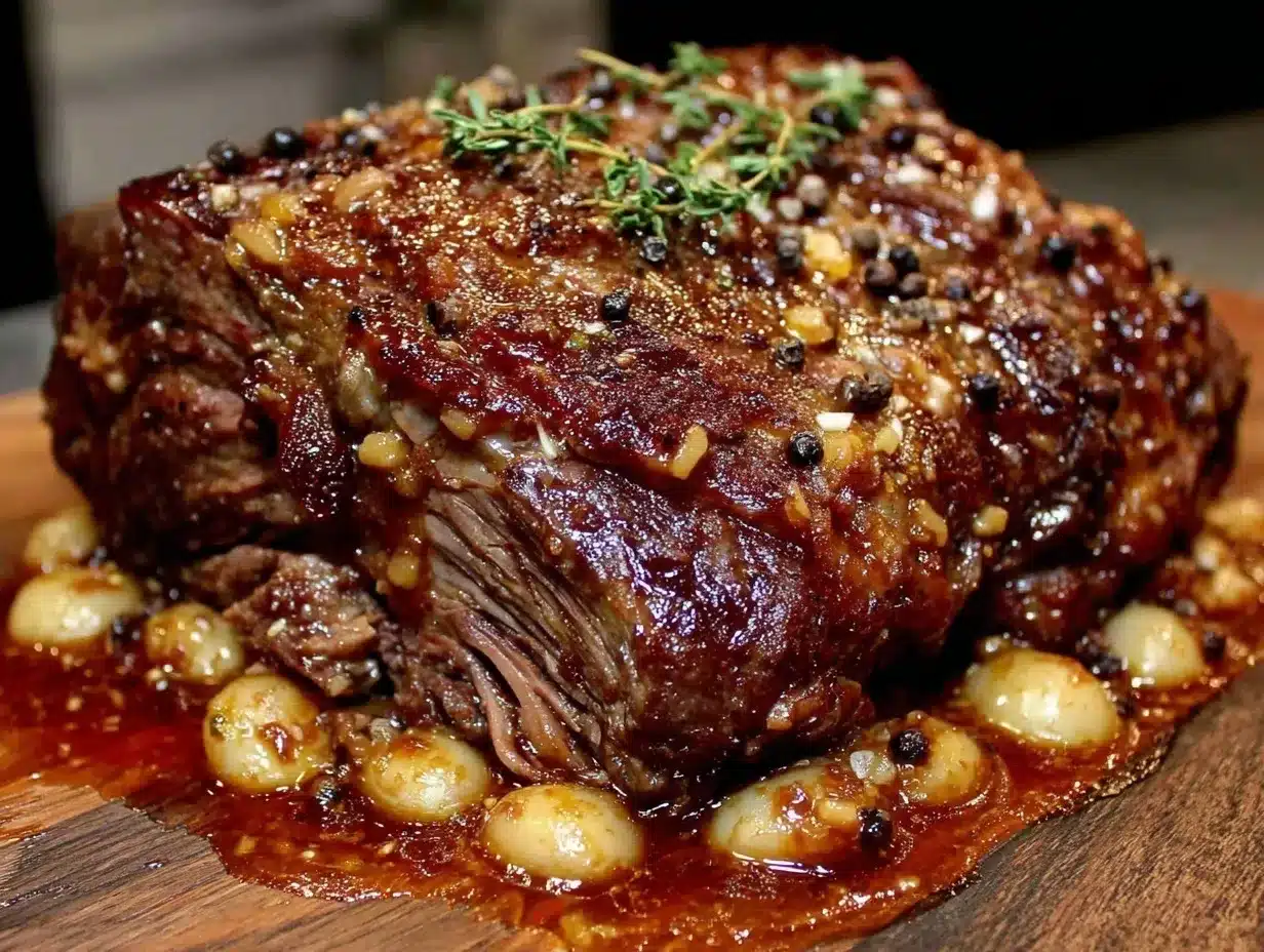 Crockpot Mississippi Pot Roast preparation steps