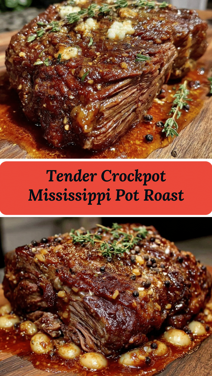 Crockpot Mississippi Pot Roast recipe