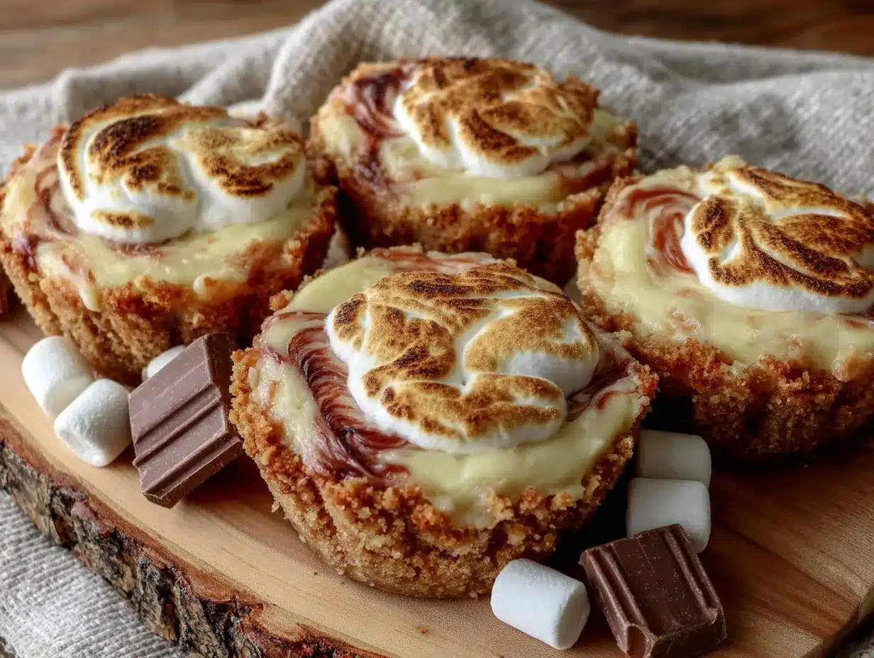 easy no-bake s’mores cheesecake preparation steps