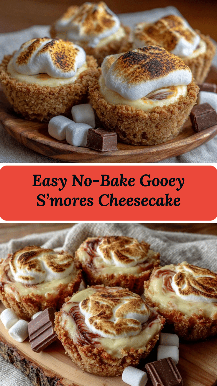 easy no-bake s’mores cheesecake recipe