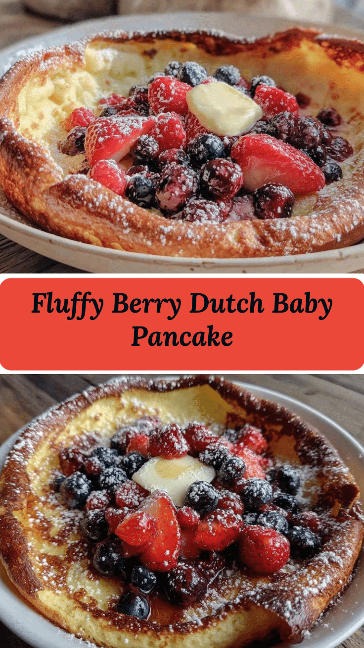 Fluffy Berry Dutch Baby Pancake recipe