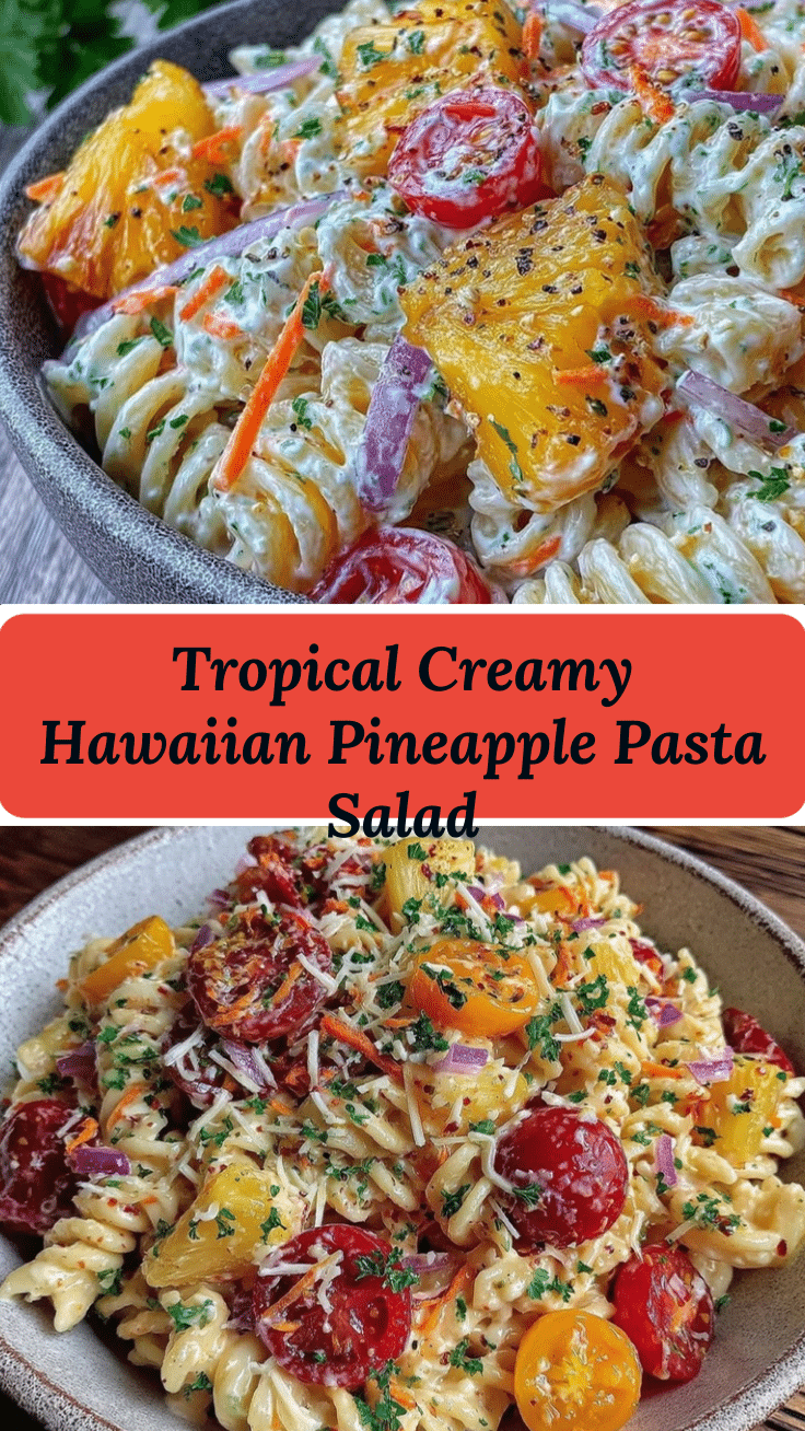 fresh hawaiian pasta salad recipe