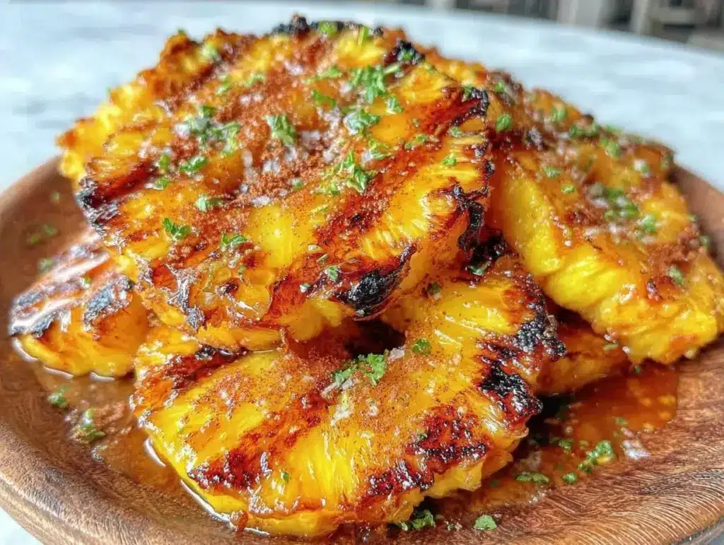 grilled pineapple recipe - featured image