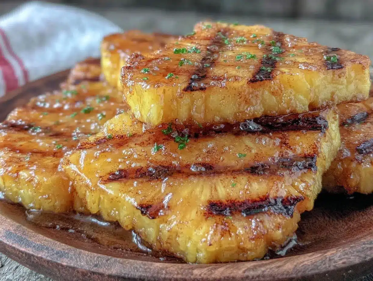 grilled pineapple recipe preparation steps