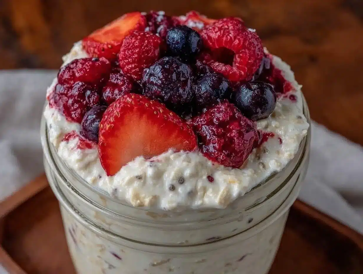 healthy overnight oats preparation steps