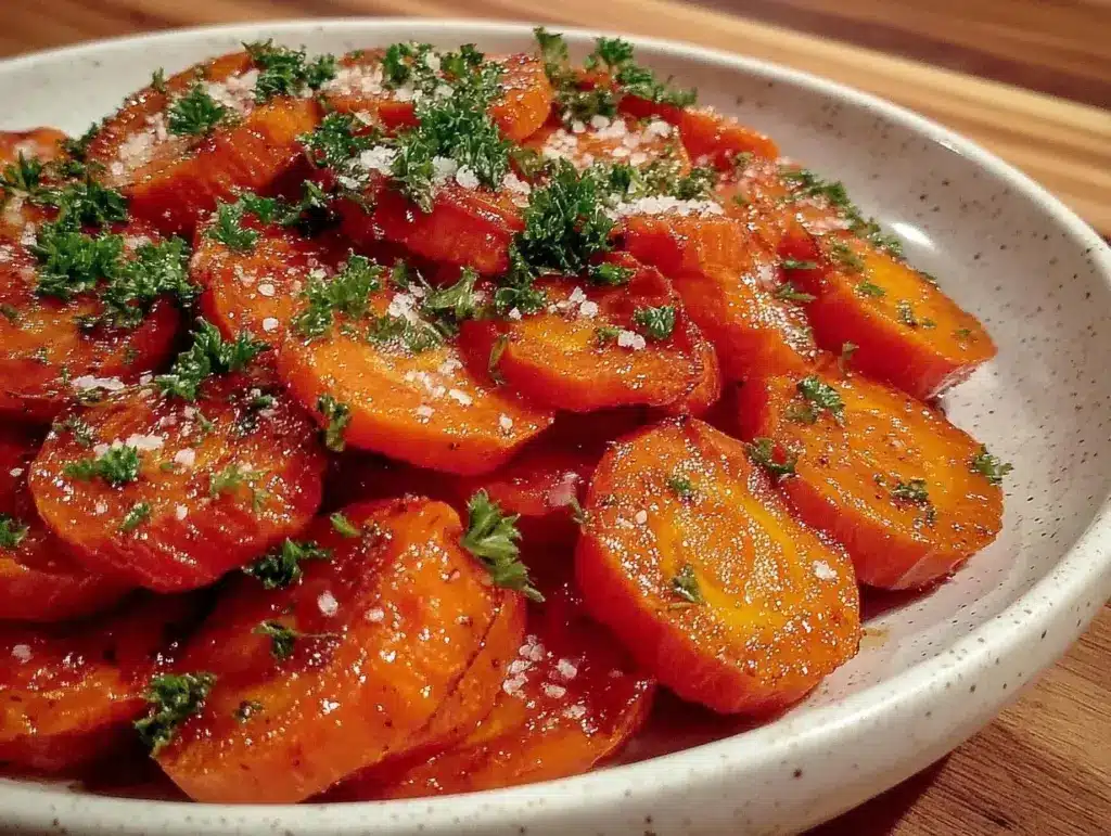 honey butter glazed carrots - featured image