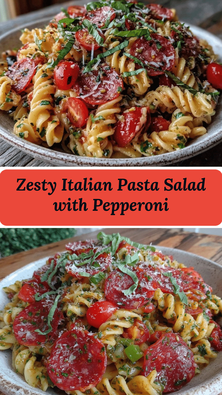 Italian pasta salad with pepperoni recipe