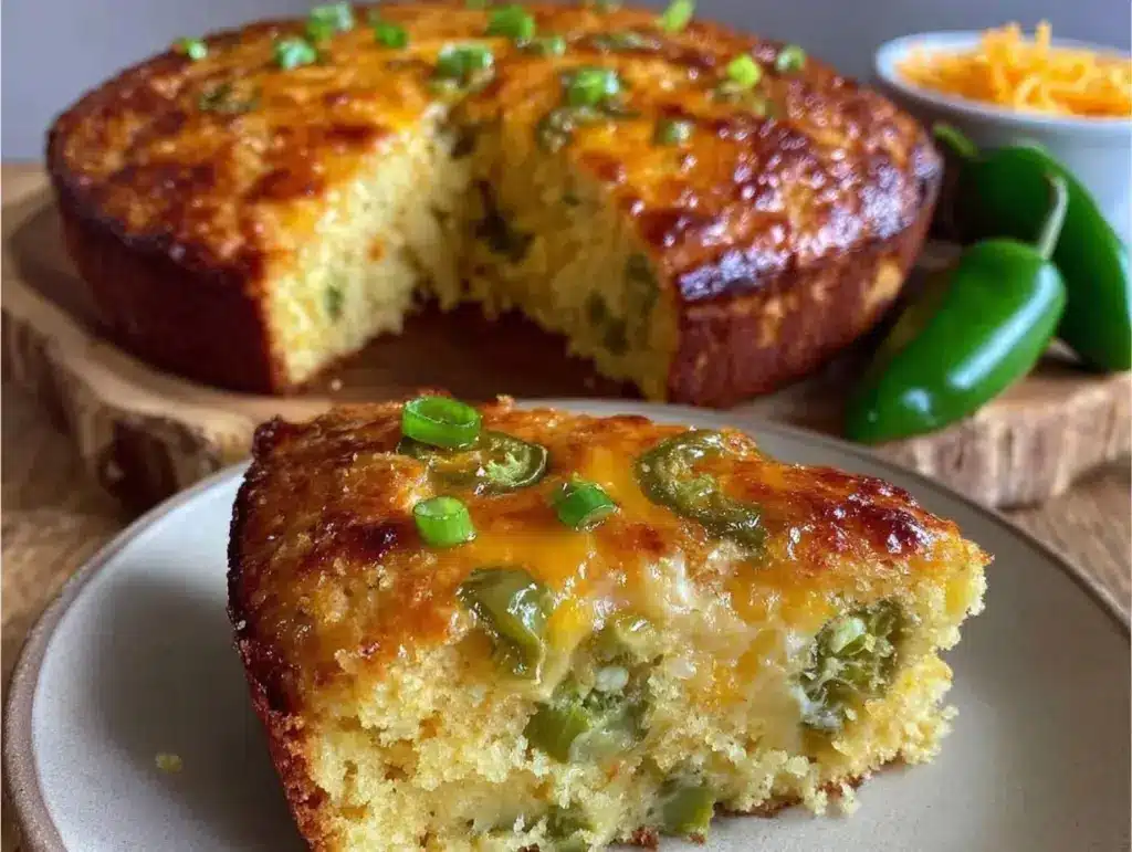 jalapeño cheddar cornbread - featured image