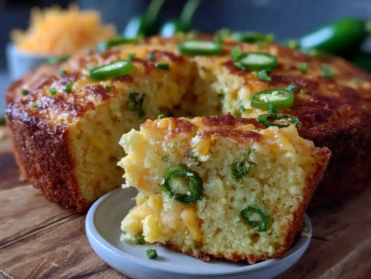 jalapeño cheddar cornbread preparation steps