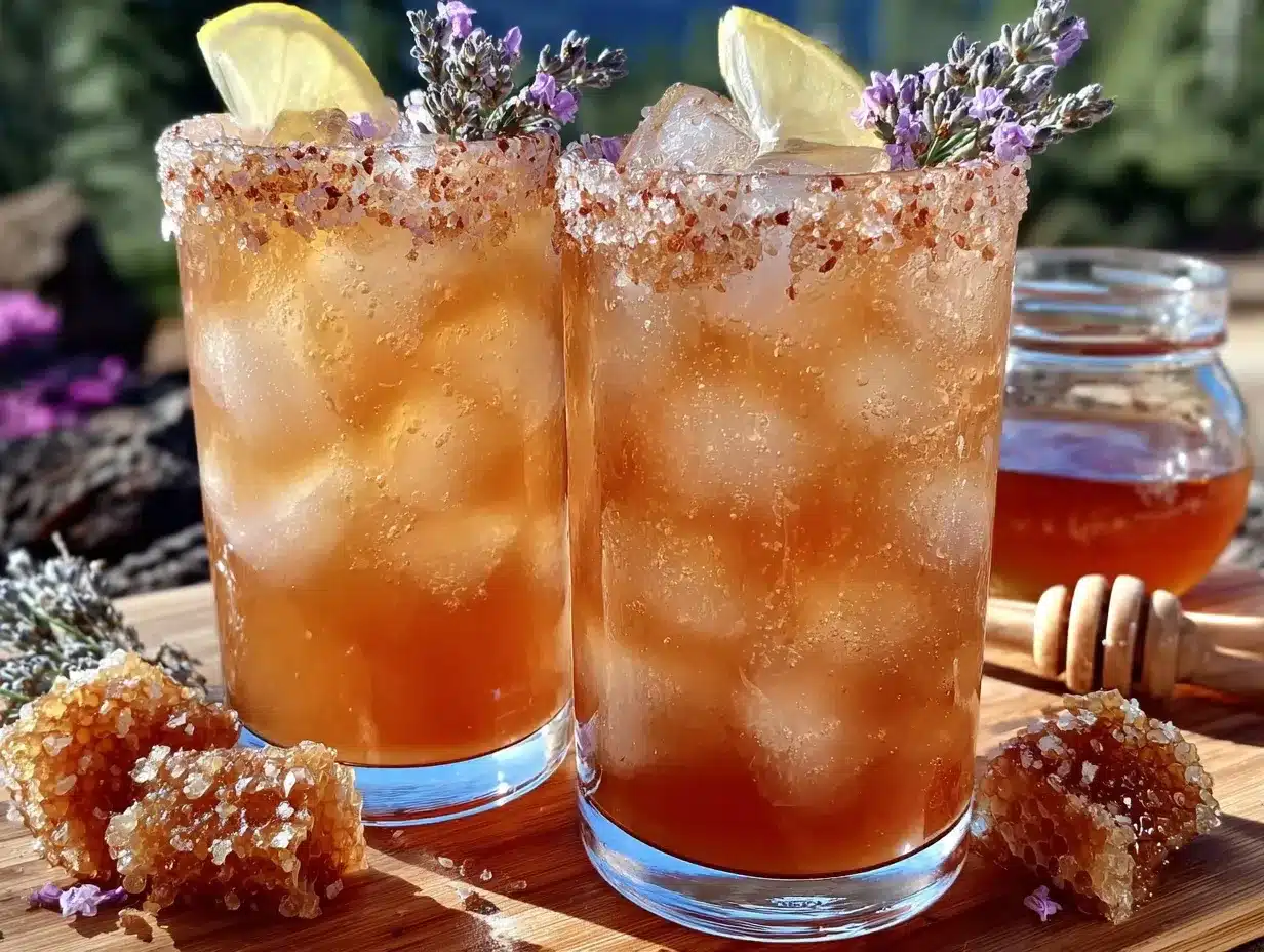 lavender honey iced tea preparation steps
