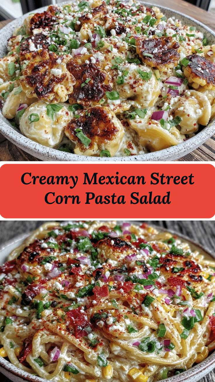 mexican street corn pasta salad recipe