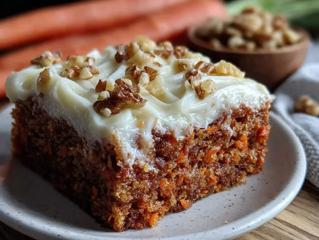 moist homemade carrot cake - featured image