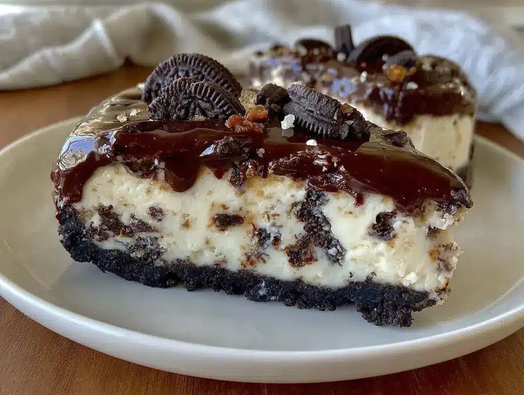 no-bake Oreo cheesecake - featured image
