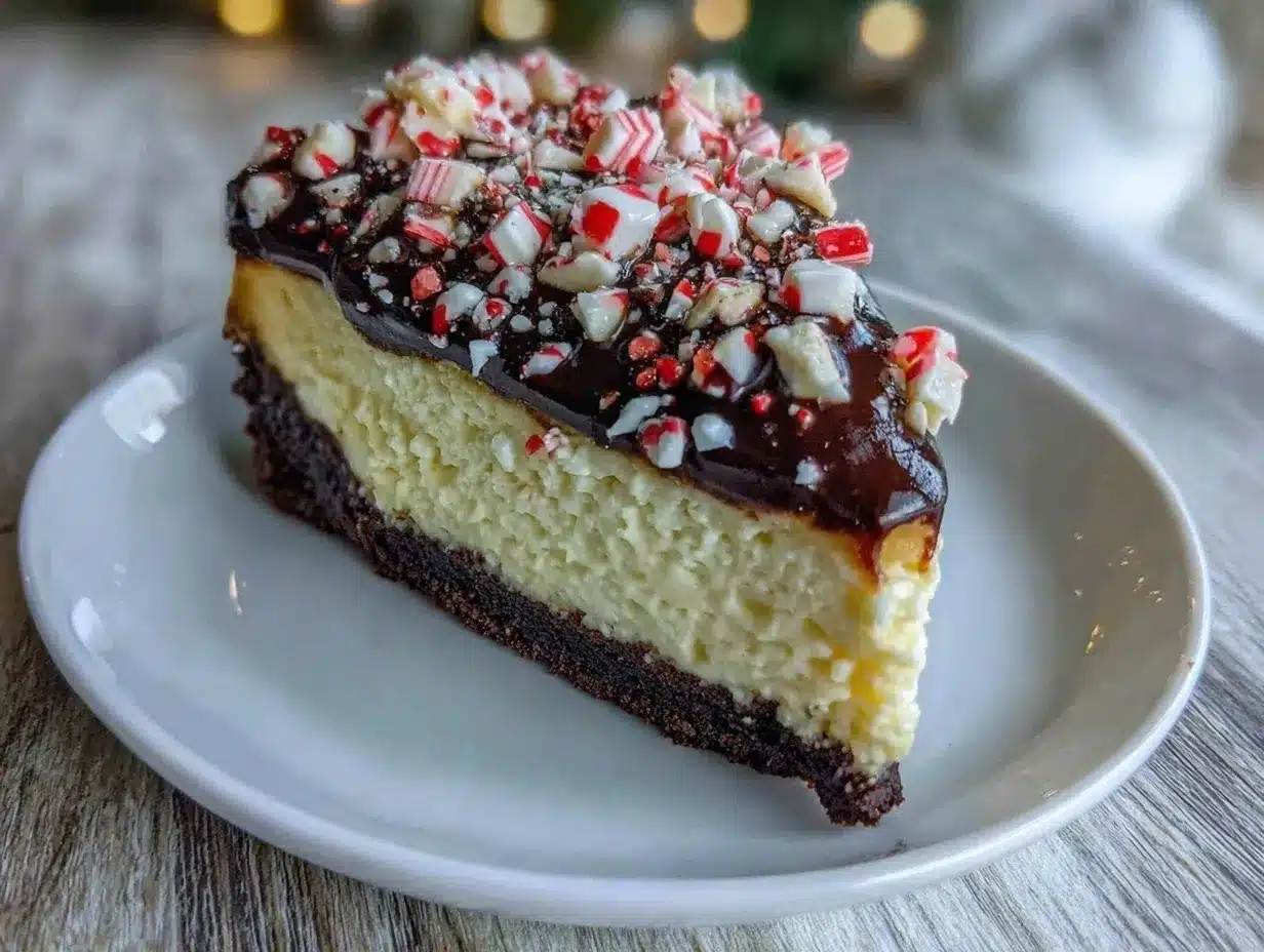 peppermint bark cheesecake preparation steps