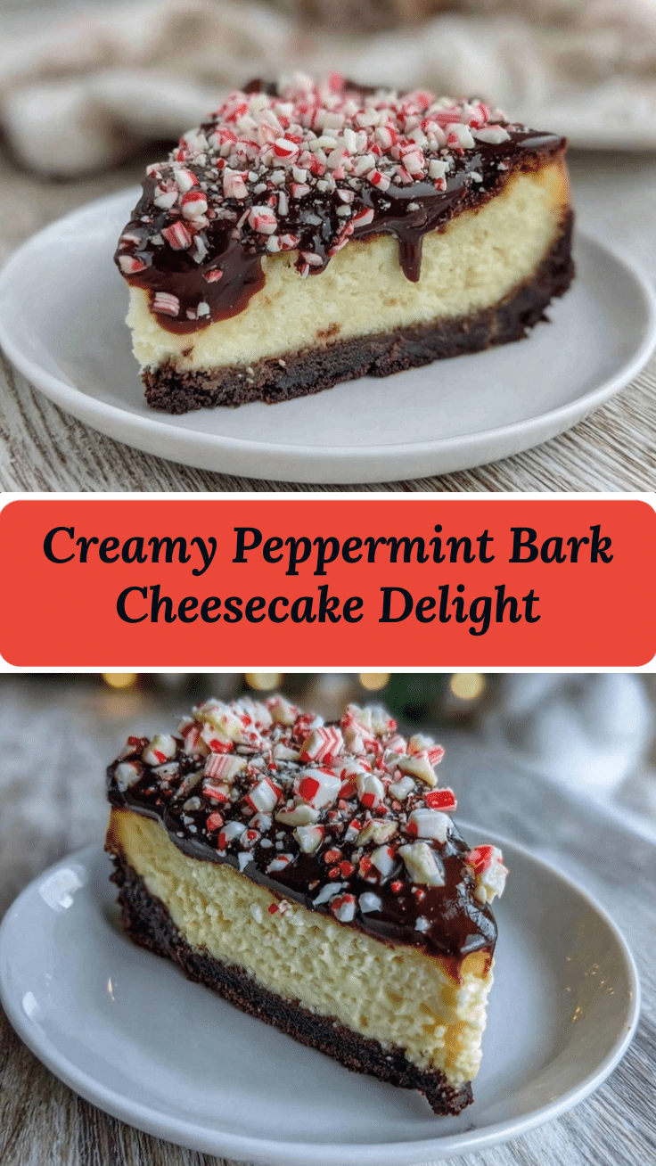 peppermint bark cheesecake recipe