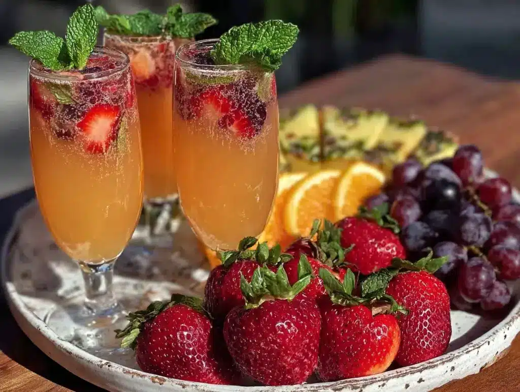 perfect mimosa bar setup - featured image