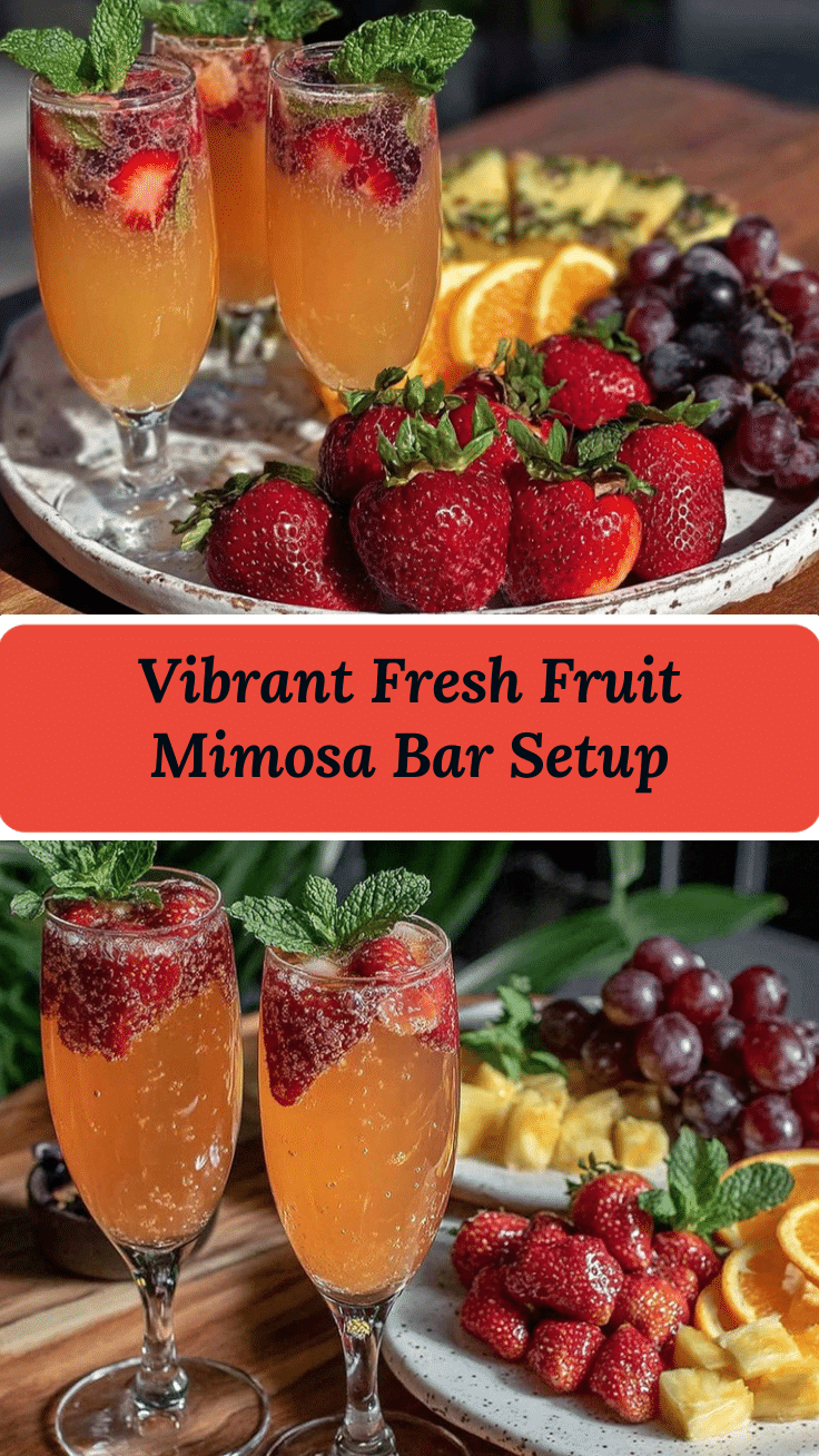 perfect mimosa bar setup recipe