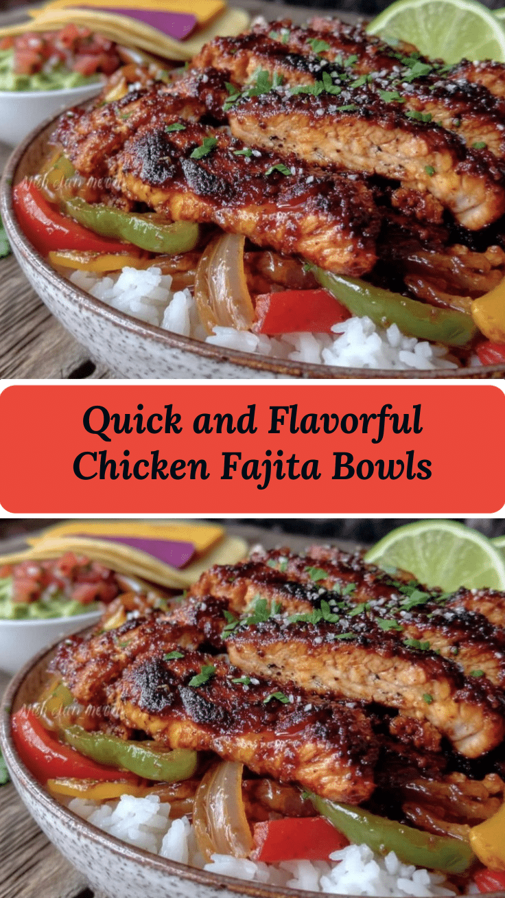 quick chicken fajita bowls recipe