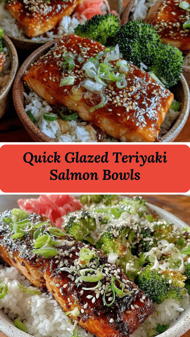 quick teriyaki salmon bowls recipe