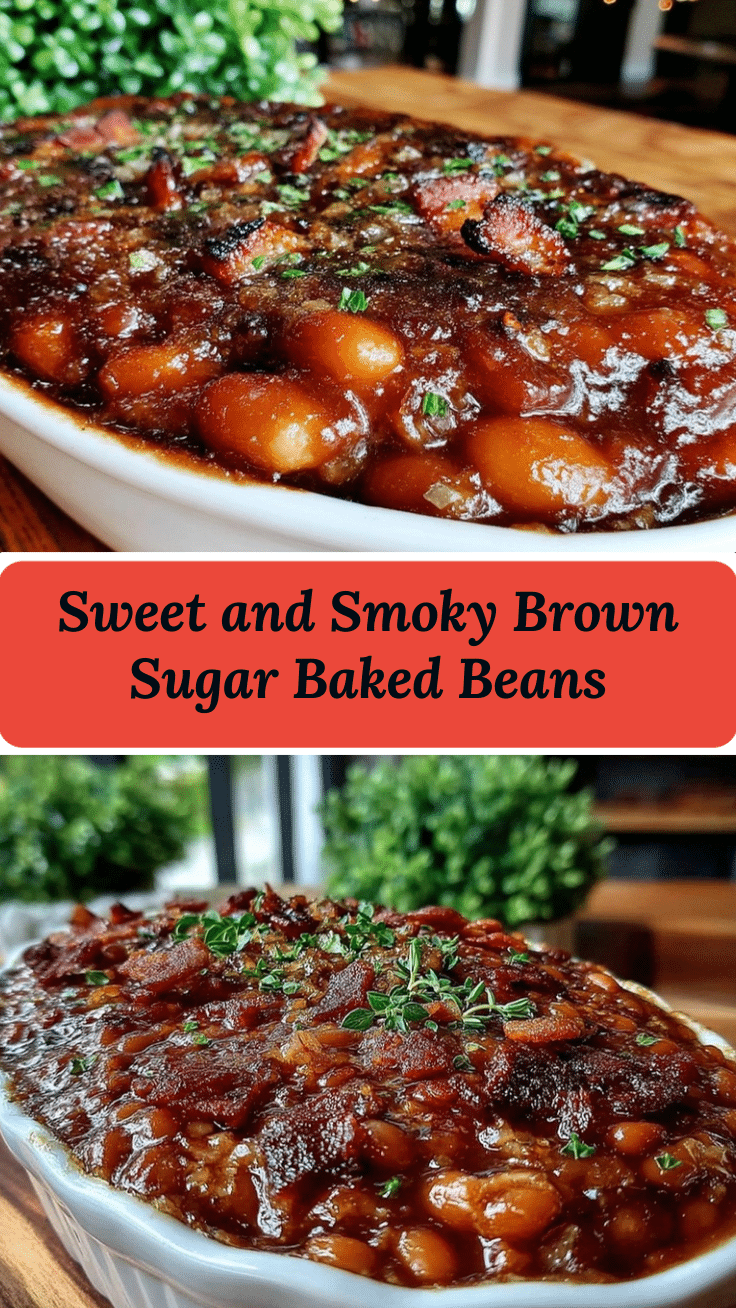 savory brown sugar baked beans recipe