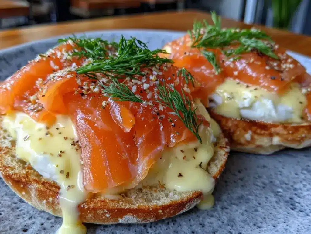 smoked salmon benedict - featured image