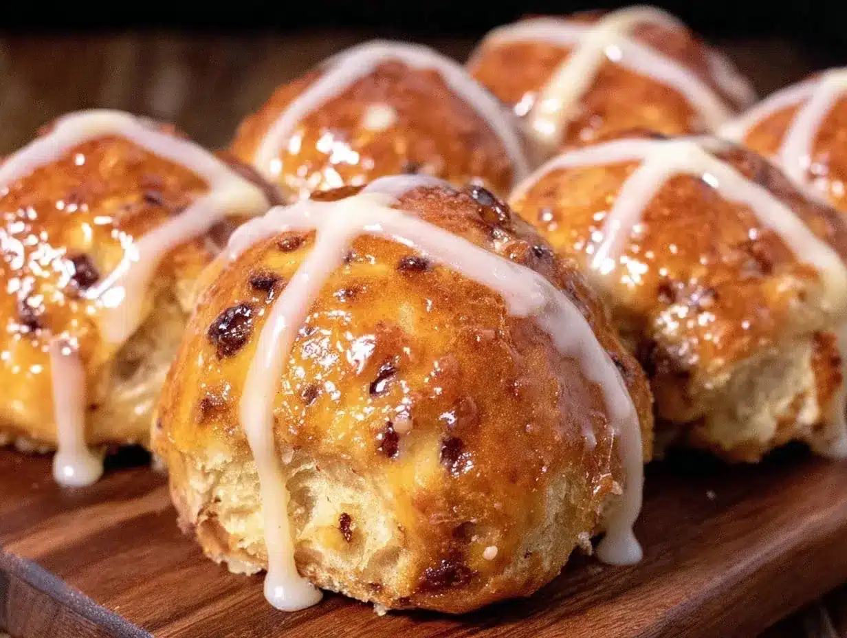 soft hot cross buns preparation steps