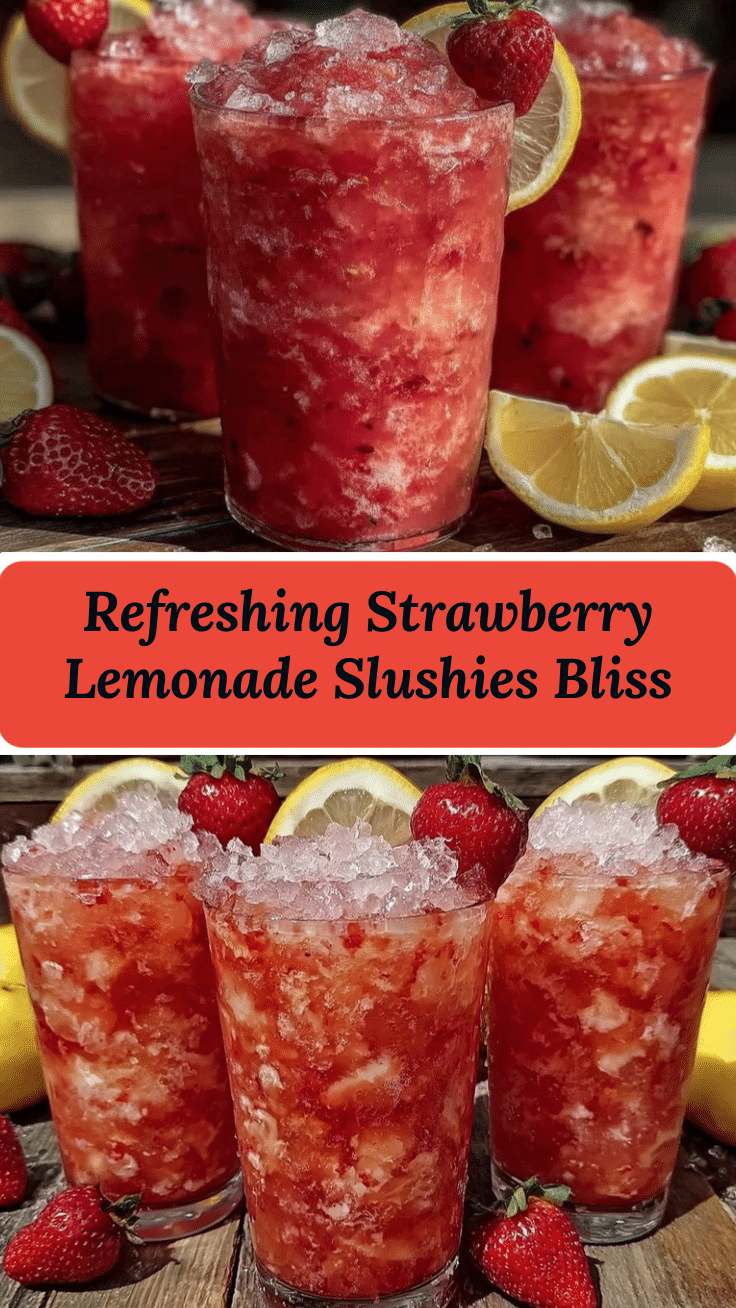 strawberry lemonade slushies recipe