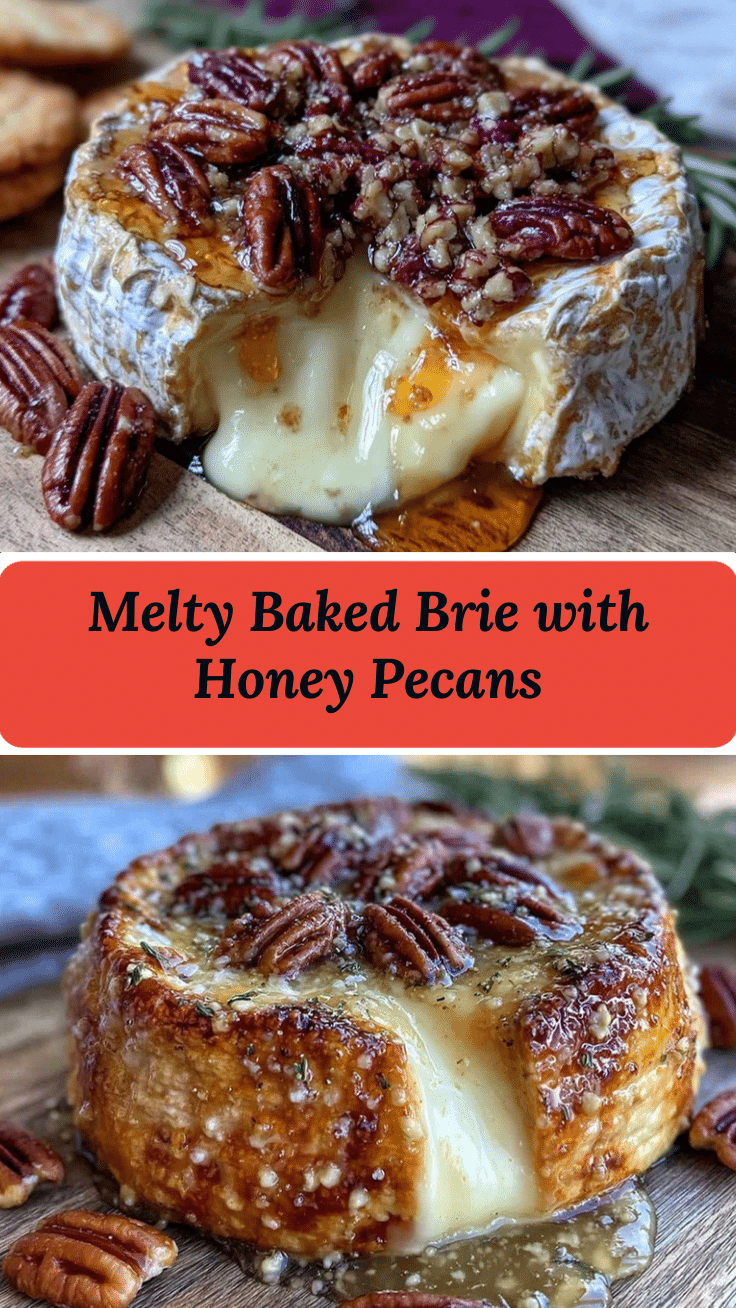 baked brie with honey and pecans recipe