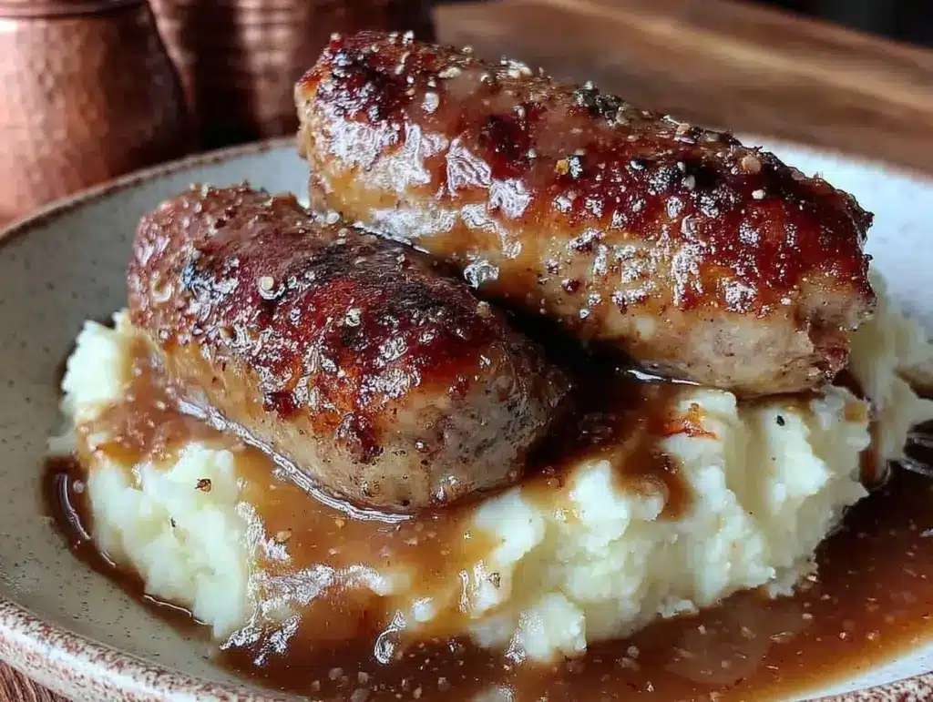 bangers and mash recipe - featured image