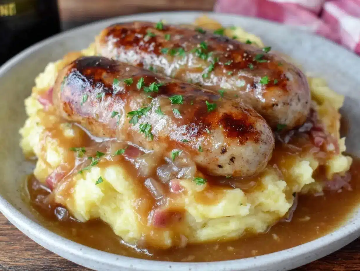 bangers and mash recipe preparation steps