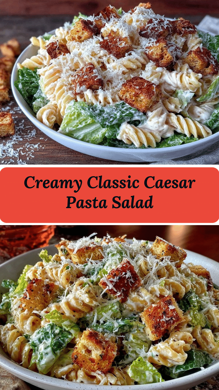 Caesar pasta salad recipe