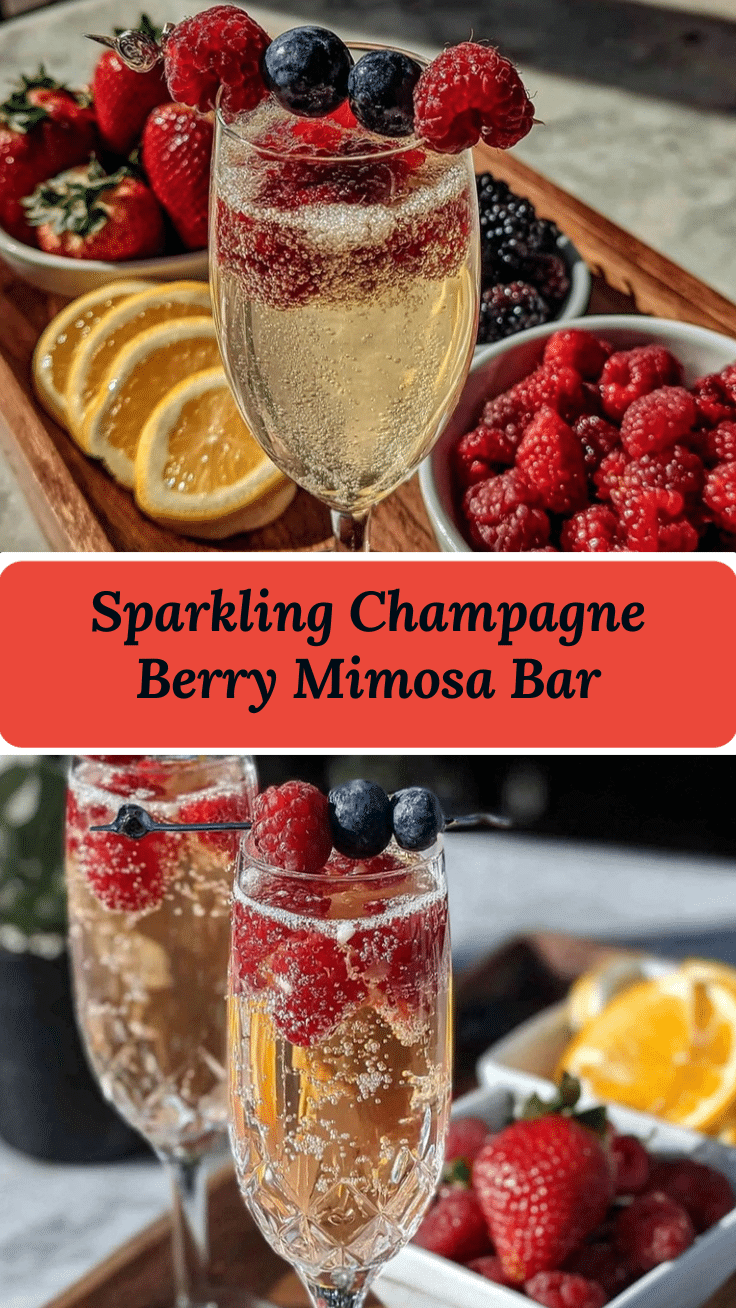 champagne berry mimosa bar recipe