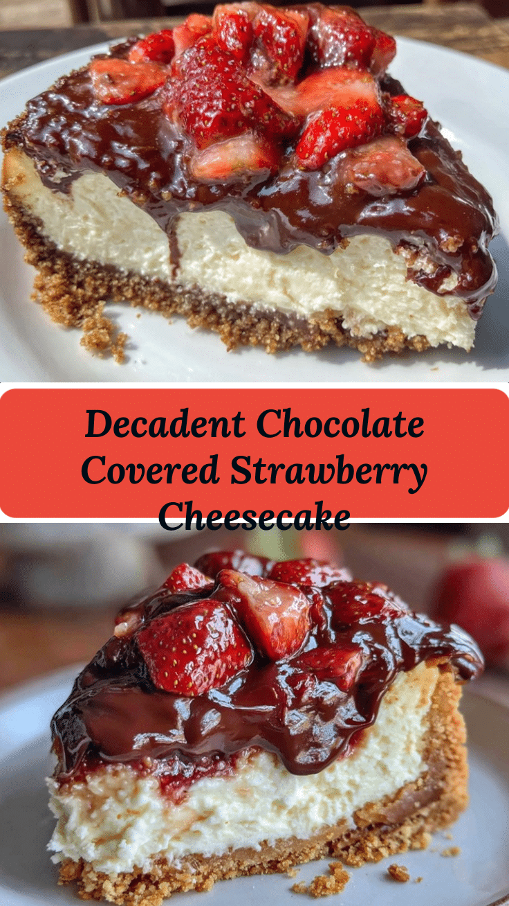 chocolate-covered strawberry cheesecake recipe