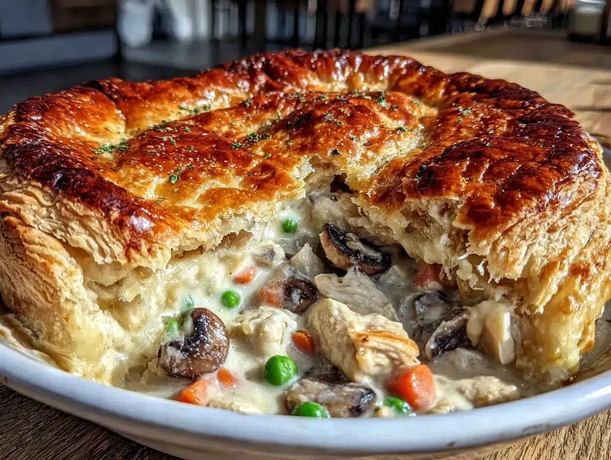 cozy chicken pot pie recipe preparation steps