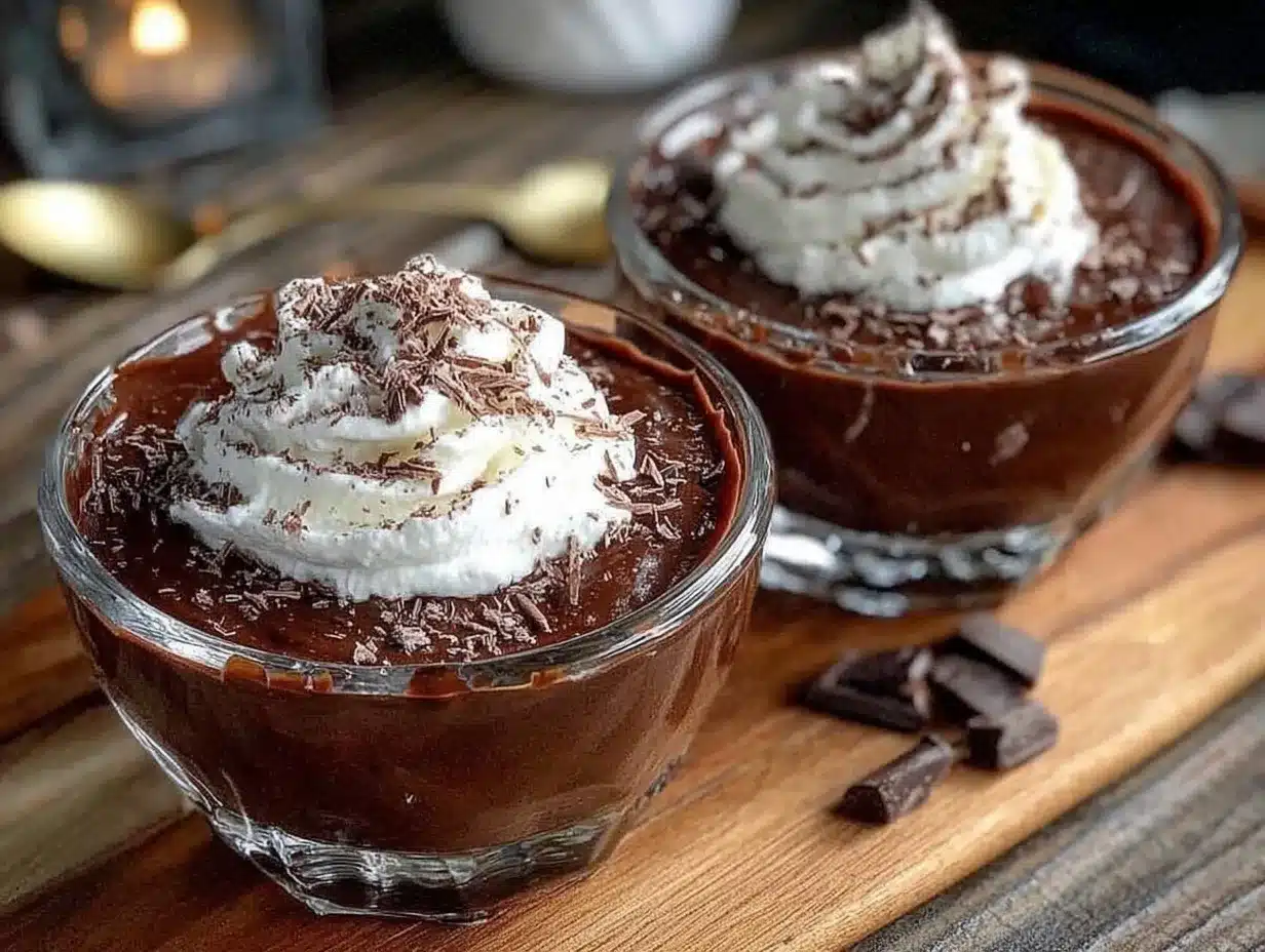 creamy baileys chocolate pots de crème preparation steps