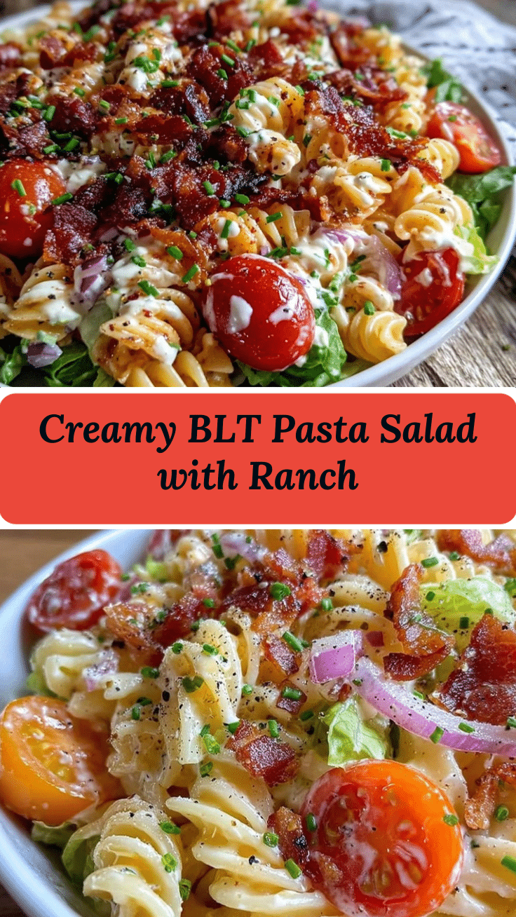 creamy blt pasta salad with ranch recipe